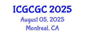 International Conference on Geopolymer Cement and Geopolymer Concrete (ICGCGC) August 05, 2025 - Montreal, Canada