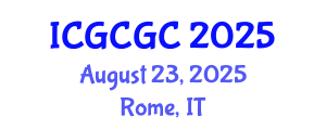 International Conference on Geopolymer Cement and Geopolymer Concrete (ICGCGC) August 23, 2025 - Rome, Italy