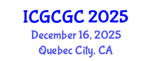 International Conference on Geopolymer Cement and Geopolymer Concrete (ICGCGC) December 16, 2025 - Quebec City, Canada