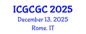 International Conference on Geopolymer Cement and Geopolymer Concrete (ICGCGC) December 13, 2025 - Rome, Italy