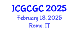 International Conference on Geopolymer Cement and Geopolymer Concrete (ICGCGC) February 18, 2025 - Rome, Italy
