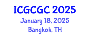 International Conference on Geopolymer Cement and Geopolymer Concrete (ICGCGC) January 18, 2025 - Bangkok, Thailand