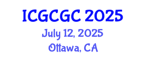 International Conference on Geopolymer Cement and Geopolymer Concrete (ICGCGC) July 12, 2025 - Ottawa, Canada