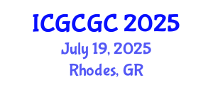 International Conference on Geopolymer Cement and Geopolymer Concrete (ICGCGC) July 19, 2025 - Rhodes, Greece