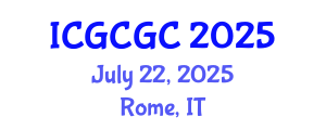 International Conference on Geopolymer Cement and Geopolymer Concrete (ICGCGC) July 22, 2025 - Rome, Italy