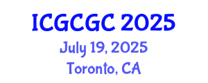 International Conference on Geopolymer Cement and Geopolymer Concrete (ICGCGC) July 19, 2025 - Toronto, Canada