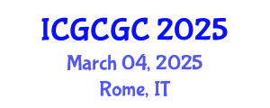 International Conference on Geopolymer Cement and Geopolymer Concrete (ICGCGC) March 04, 2025 - Rome, Italy
