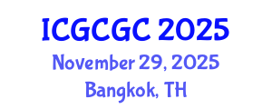 International Conference on Geopolymer Cement and Geopolymer Concrete (ICGCGC) November 29, 2025 - Bangkok, Thailand