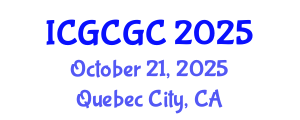 International Conference on Geopolymer Cement and Geopolymer Concrete (ICGCGC) October 21, 2025 - Quebec City, Canada