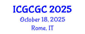 International Conference on Geopolymer Cement and Geopolymer Concrete (ICGCGC) October 18, 2025 - Rome, Italy