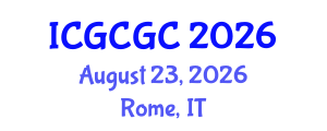 International Conference on Geopolymer Cement and Geopolymer Concrete (ICGCGC) August 23, 2026 - Rome, Italy International Conference on Geopolymer Cement and Geopolymer Concrete (ICGCGC) August 23, 2026 - Rome, Italy