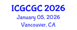 International Conference on Geopolymer Cement and Geopolymer Concrete (ICGCGC) January 05, 2026 - Vancouver, Canada International Conference on Geopolymer Cement and Geopolymer Concrete (ICGCGC) January 05, 2026 - Vancouver, Canada