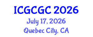 International Conference on Geopolymer Cement and Geopolymer Concrete (ICGCGC) July 17, 2026 - Quebec City, Canada International Conference on Geopolymer Cement and Geopolymer Concrete (ICGCGC) July 17, 2026 - Quebec City, Canada