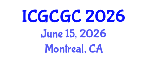 International Conference on Geopolymer Cement and Geopolymer Concrete (ICGCGC) June 15, 2026 - Montreal, Canada International Conference on Geopolymer Cement and Geopolymer Concrete (ICGCGC) June 15, 2026 - Montreal, Canada