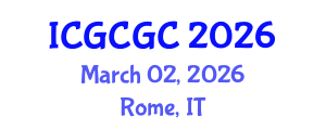 International Conference on Geopolymer Cement and Geopolymer Concrete (ICGCGC) March 02, 2026 - Rome, Italy International Conference on Geopolymer Cement and Geopolymer Concrete (ICGCGC) March 02, 2026 - Rome, Italy