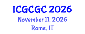 International Conference on Geopolymer Cement and Geopolymer Concrete (ICGCGC) November 11, 2026 - Rome, Italy