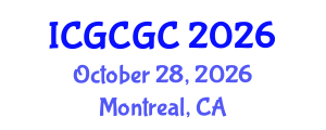 International Conference on Geopolymer Cement and Geopolymer Concrete (ICGCGC) October 28, 2026 - Montreal, Canada International Conference on Geopolymer Cement and Geopolymer Concrete (ICGCGC) October 28, 2026 - Montreal, Canada