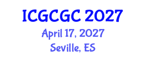 International Conference on Geopolymer Cement and Geopolymer Concrete (ICGCGC) April 17, 2027 - Seville, Spain International Conference on Geopolymer Cement and Geopolymer Concrete (ICGCGC) April 17, 2027 - Seville, Spain