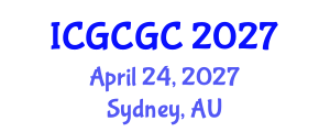 International Conference on Geopolymer Cement and Geopolymer Concrete (ICGCGC) April 24, 2027 - Sydney, Australia International Conference on Geopolymer Cement and Geopolymer Concrete (ICGCGC) April 24, 2027 - Sydney, Australia