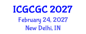 International Conference on Geopolymer Cement and Geopolymer Concrete (ICGCGC) February 24, 2027 - New Delhi, India International Conference on Geopolymer Cement and Geopolymer Concrete (ICGCGC) February 24, 2027 - New Delhi, India