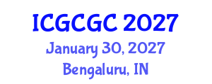 International Conference on Geopolymer Cement and Geopolymer Concrete (ICGCGC) January 30, 2027 - Bengaluru, India International Conference on Geopolymer Cement and Geopolymer Concrete (ICGCGC) January 30, 2027 - Bengaluru, India