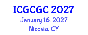 International Conference on Geopolymer Cement and Geopolymer Concrete (ICGCGC) January 16, 2027 - Nicosia, Cyprus International Conference on Geopolymer Cement and Geopolymer Concrete (ICGCGC) January 16, 2027 - Nicosia, Cyprus