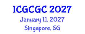 International Conference on Geopolymer Cement and Geopolymer Concrete (ICGCGC) January 11, 2027 - Singapore, Singapore International Conference on Geopolymer Cement and Geopolymer Concrete (ICGCGC) January 11, 2027 - Singapore, Singapore