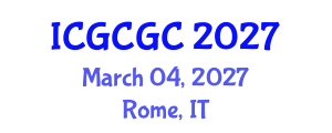 International Conference on Geopolymer Cement and Geopolymer Concrete (ICGCGC) March 04, 2027 - Rome, Italy