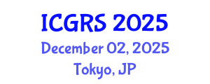 International Conference on Geoscience and Remote Sensing (ICGRS) December 02, 2025 - Tokyo, Japan
