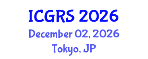 International Conference on Geoscience and Remote Sensing (ICGRS) December 02, 2026 - Tokyo, Japan International Conference on Geoscience and Remote Sensing (ICGRS) December 02, 2026 - Tokyo, Japan