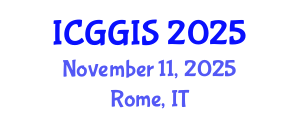 International Conference on Geosciences and Geographic Information Systems (ICGGIS) November 11, 2025 - Rome, Italy