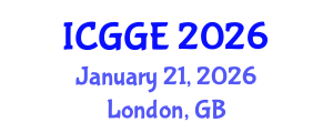 International Conference on Geosciences and Geological Engineering (ICGGE) January 21, 2026 - London, United Kingdom