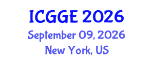 International Conference on Geosciences and Geological Engineering (ICGGE) September 09, 2026 - New York, United States