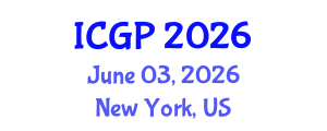 International Conference on Geosciences and Paleontology (ICGP) June 03, 2026 - New York, United States