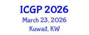 International Conference on Geosciences and Paleontology (ICGP) March 23, 2026 - Kuwait, Kuwait International Conference on Geosciences and Paleontology (ICGP) March 23, 2026 - Kuwait, Kuwait