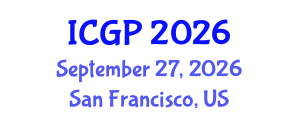 International Conference on Geosciences and Paleontology (ICGP) September 27, 2026 - San Francisco, United States