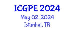 International Conference on Geosciences and Petroleum Engineering (ICGPE) May 02, 2024 - Istanbul, Turkey