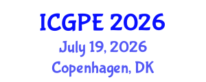 International Conference on Geosciences and Petroleum Engineering (ICGPE) July 19, 2026 - Copenhagen, Denmark