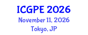 International Conference on Geosciences and Petroleum Engineering (ICGPE) November 11, 2026 - Tokyo, Japan