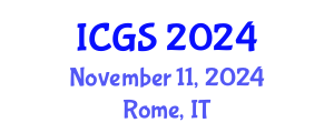 International Conference on Geosciences and Seismology (ICGS) November 11, 2024 - Rome, Italy