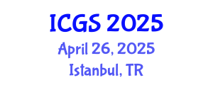 International Conference on Geosciences and Seismology (ICGS) April 26, 2025 - Istanbul, Turkey