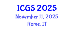 International Conference on Geosciences and Seismology (ICGS) November 11, 2025 - Rome, Italy