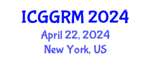 International Conference on Geosciences, Geology and Rock Mechanics (ICGGRM) April 22, 2024 - New York, United States