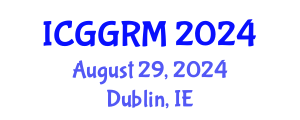 International Conference on Geosciences, Geology and Rock Mechanics (ICGGRM) August 29, 2024 - Dublin, Ireland