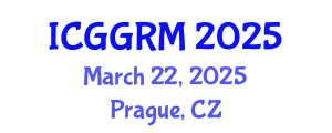 International Conference on Geosciences, Geology and Rock Mechanics (ICGGRM) March 22, 2025 - Prague, Czechia