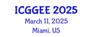 International Conference on Geosciences, Geophysics and Environmental Engineering (ICGGEE) March 11, 2025 - Miami, United States