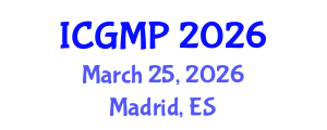 International Conference on Geosciences, Mineralogy and Petrology (ICGMP) March 25, 2026 - Madrid, Spain