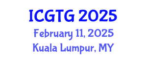 International Conference on Geospatial Technology and Geomatics (ICGTG) February 11, 2025 - Kuala Lumpur, Malaysia