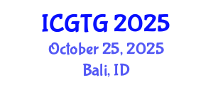 International Conference on Geospatial Technology and Geomatics (ICGTG) October 25, 2025 - Bali, Indonesia