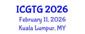 International Conference on Geospatial Technology and Geomatics (ICGTG) February 11, 2026 - Kuala Lumpur, Malaysia